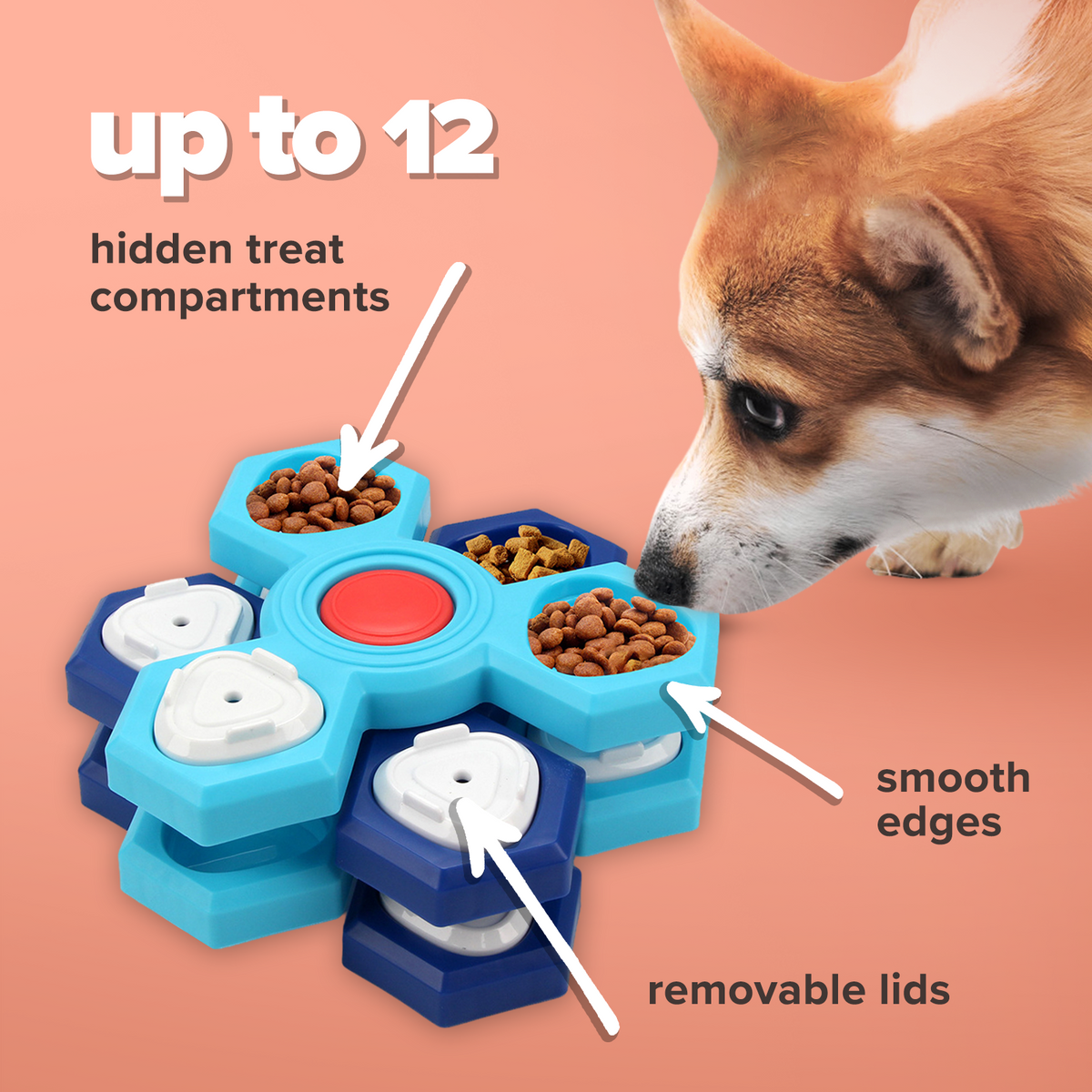 Tri-Spin Stackable Meal-Time Puzzle
