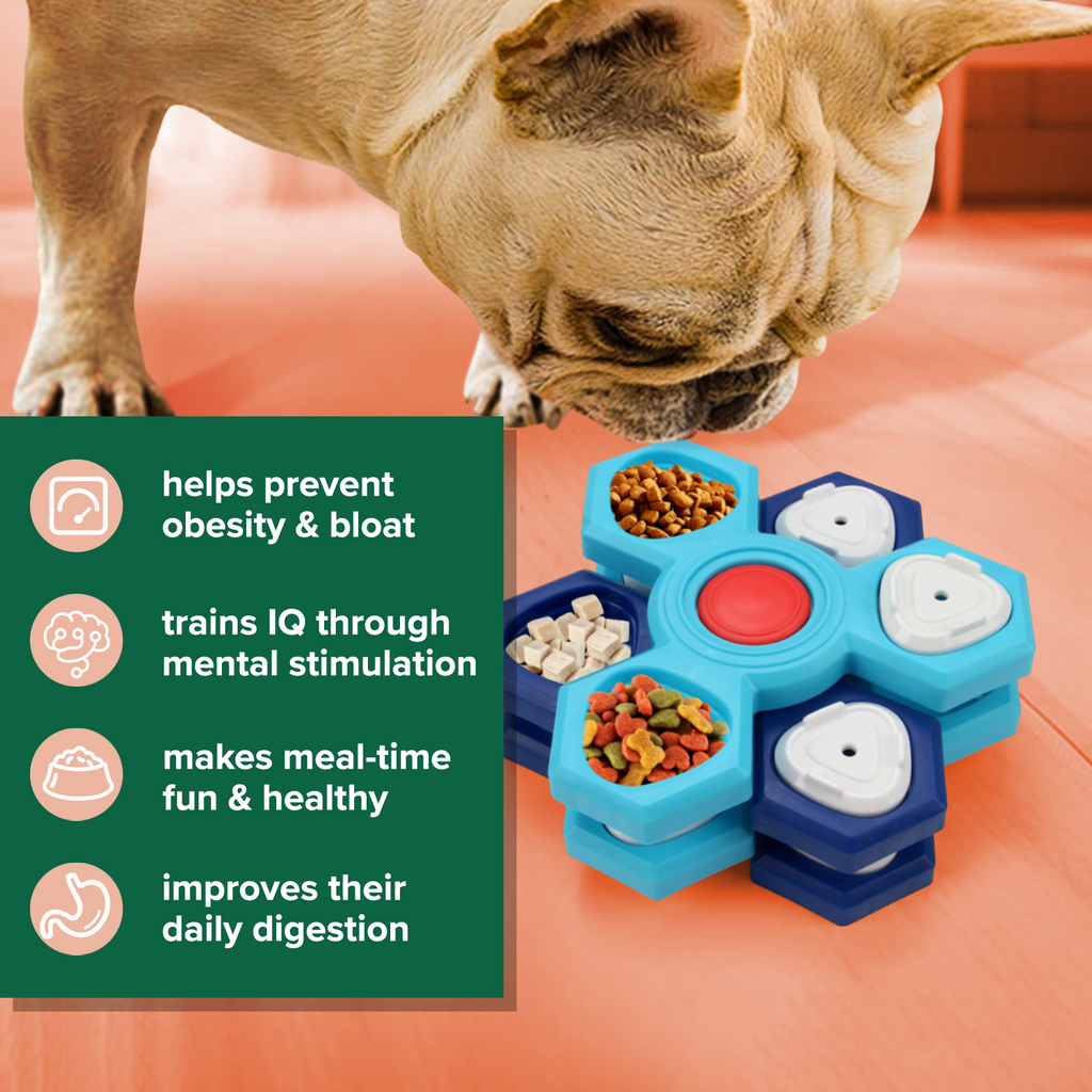 Tri-Spin Stackable Meal-Time Puzzle